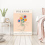 Picasso Boquet Of Peace Flower Art Print, thumbnail 2 of 3