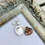 Vintage Locket Necklace On Chain With Pearl, thumbnail 7 of 7