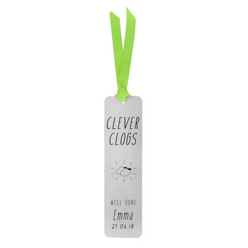 Personalised Clever Clogs Graduation Bookmark, 2 of 7