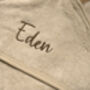 Personalised Hooded Towel In Natural Beige, thumbnail 7 of 7