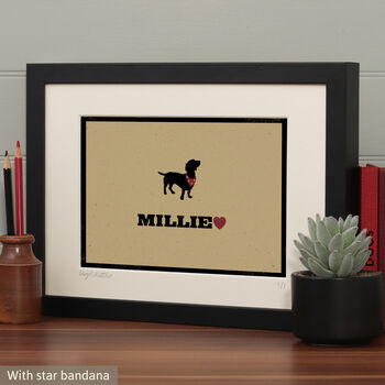 Personalised Dachshund Print For One Or Two Dogs, 4 of 12