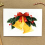 Jingle Bells Christmas Cards Pack Of Four, thumbnail 4 of 6