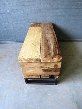 Industrial Reclaimed Coffee Table Tv Unit Stand 252, 3 of 6