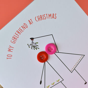 To My Girlfriend At Christmas Same Sex Card, 2 of 4