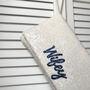 Wifey Sequin Wedding Day Bridal Clutch, thumbnail 6 of 9