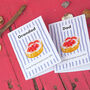 Jam And Cream Scone Personalised Birthday Or Father's Day Card, thumbnail 1 of 3