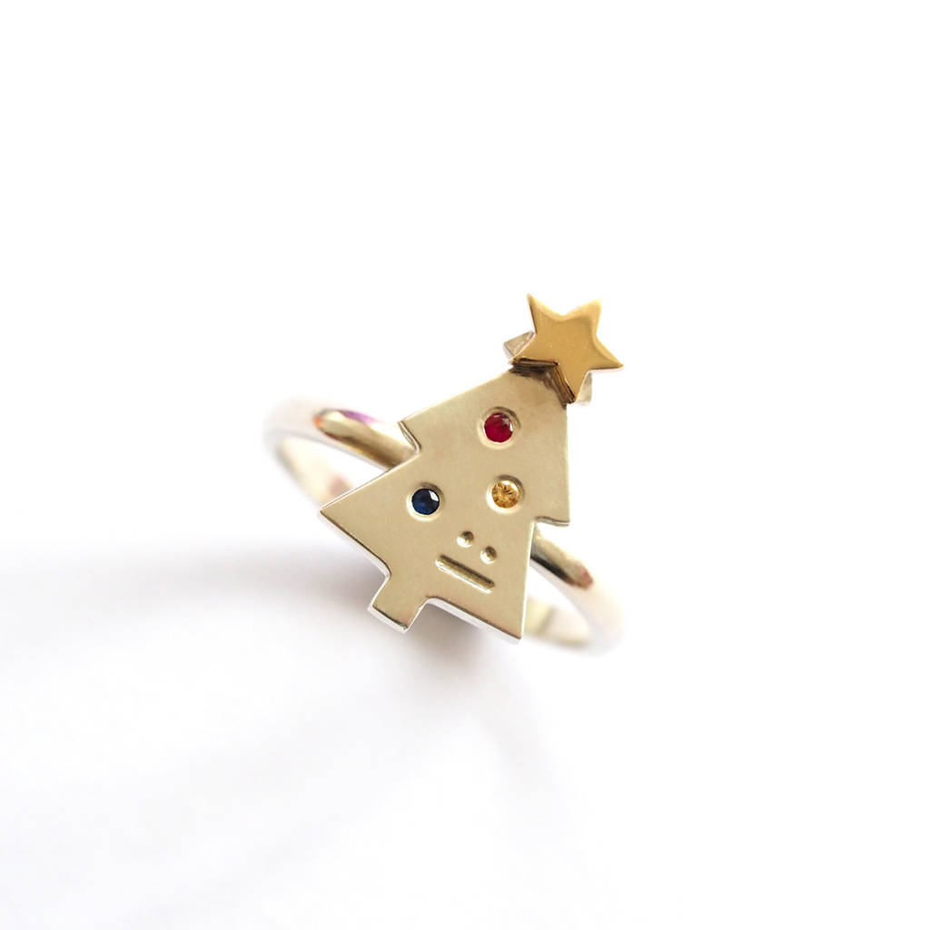 christmas tree ring by rock cakes