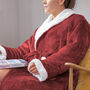 Personalised Super Soft Sherpa Style Dressing Gown, thumbnail 4 of 12