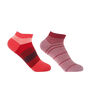 Block Stripe Fire And Retro Musk Women's Trainer Socks, thumbnail 1 of 5