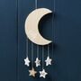 Personalised Moon And Stars Family Wall Hanging, thumbnail 1 of 4