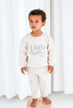 Embroidered Personalised Big/Little Sibling Sweatshirt Jumper, 6 of 10