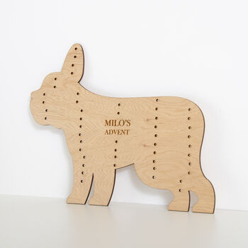 Personalised French Bulldog Dog Advent Calendar, 2 of 7