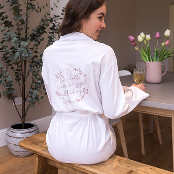 Personalised Special Birthday Women's Dressing Gown, 2 of 5