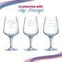 Personalised Crystal Thank You Wine Glass, thumbnail 5 of 9
