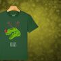 Rudolphasaurus Rex Dinosaur Personalised Kids Christmas T Shirt, thumbnail 2 of 12