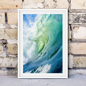 Relaxing Ocean Wave Photography Print, 2 of 2