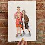 Personalised Illustrated People Portrait, thumbnail 7 of 12