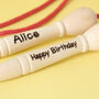 Personalised Red Skipping Rope, thumbnail 3 of 4