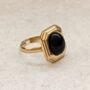 Black Agate Ring, thumbnail 4 of 9