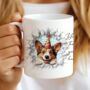Personalised Welsh Corgi Birthday Break Through, thumbnail 7 of 8