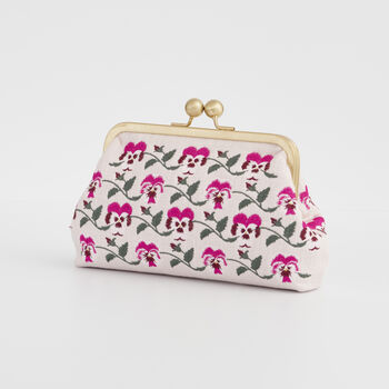 Pansy Victoriana Pink Clutch, 5 of 8