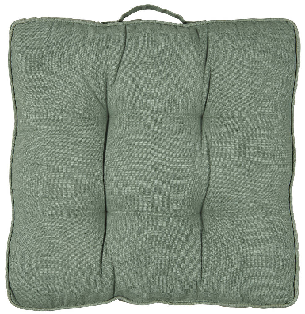 Soft Canvas Floor Cushions By The Forest & Co