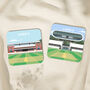 Personalised Coaster Gift Of Any Cricket Ground, thumbnail 2 of 7