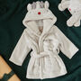 Personalised Reindeer Christmas Fleece Robe, thumbnail 3 of 5