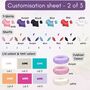 Personalised Music Girl Lunch Box Custom Design, thumbnail 7 of 10