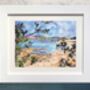 Isles Of Scilly Upcycled Paper Collage Print, thumbnail 1 of 4