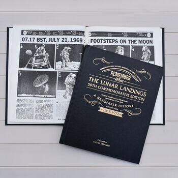 Lunar Landings Personalised Iconic History Book, 5 of 12