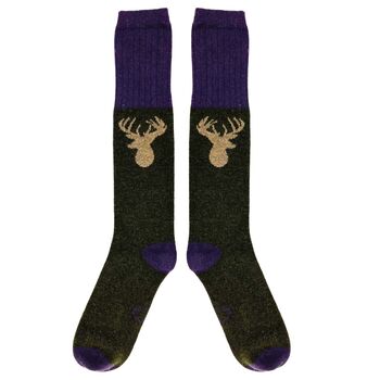 Men's Soft Lambswool Knee Socks, 3 of 8