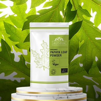 Organic Papaya Leaf Powder 100g For Wellness, 2 of 12