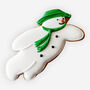 Biscuiteers Hand Iced The Snowman™ Letterbox Biscuit, thumbnail 2 of 2