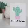 Cactus Congratulations Card, thumbnail 2 of 2