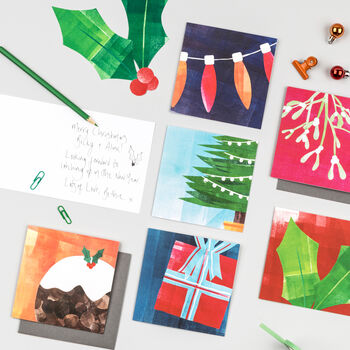 Pack Of 10 Festive Christmas Cards, 11 of 11