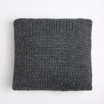Monogram Cushion Cover Easy Knitting Kit, 4 of 5