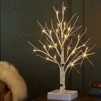 White Twig Light Up Christmas Tree, 4 of 7