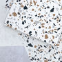 Terrazzo Gift Wrap Wrapping Paper, thumbnail 1 of 2