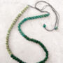 Ombre Wooden Bead Necklace, thumbnail 2 of 4