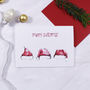 Santa Hat 'Merry Christmas' Christmas Card, thumbnail 1 of 7