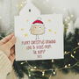 Merry Christmas Grandfather From The Bump Card C, thumbnail 1 of 5