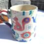 Tankard Mug In Patchwork Forest Design, thumbnail 6 of 11
