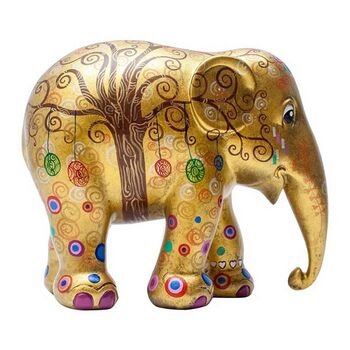 'Tree Of Life' Hand Painted Limited 15cm Elephant, 5 of 8