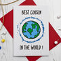 Best Cousin In The World Card, thumbnail 1 of 1