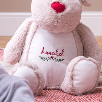 Personalised Reindeer Childrens Christmas Soft Toy, 2 of 4