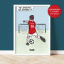 Personalised Football Print, thumbnail 1 of 4