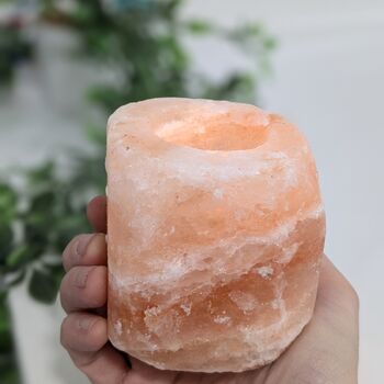 Personalised Himalayan Salt Candle Holder, 5 of 11