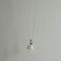 St Christopher Heart Necklace Sterling Silver, thumbnail 6 of 6
