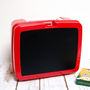 Chalkboard Retro Plastic Lunch Box With Handle, thumbnail 3 of 11